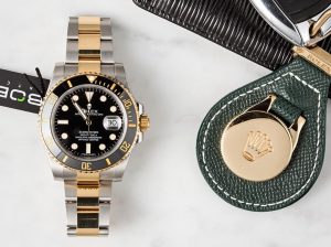 Top Fake Rolex Submariner Two-Tone Dive Watch