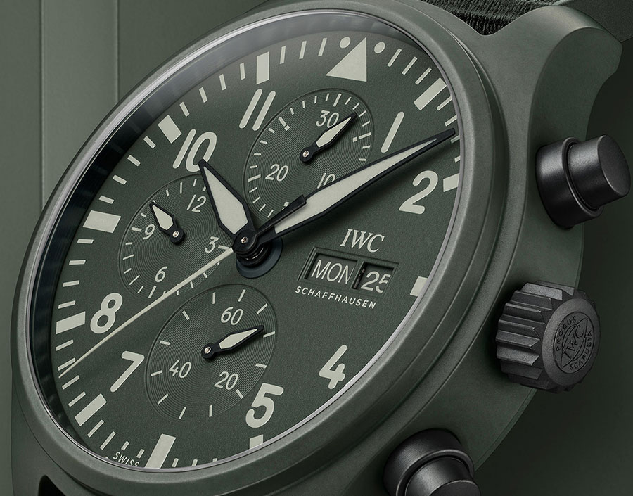 IWC Pilots Watch Chronograph TOP GUN Edition Woodland